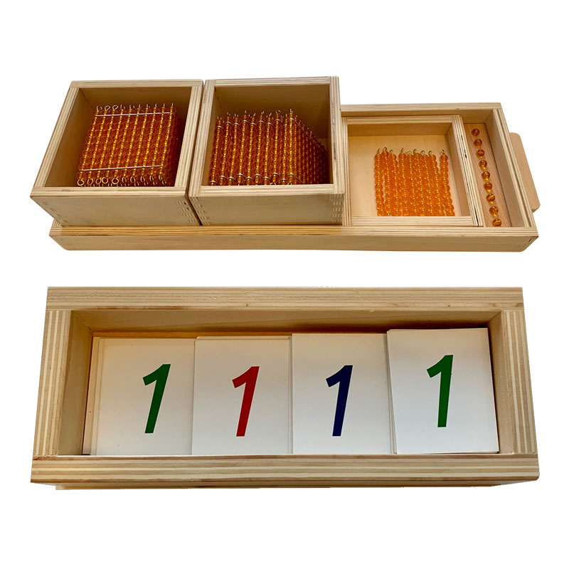 intro to decimal system includes number cards montessori to you